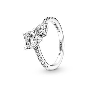 Каблучка Pandora Два серця 191198C01
