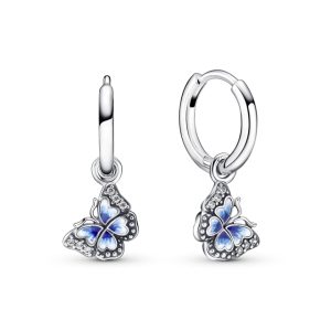 Сережки Pandora Блакитні метелики 290778C01