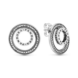 Сережки з логотипом Pandora 297446CZ