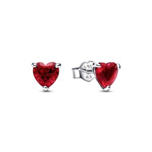Сережки Pandora Червоне серце 292549C01