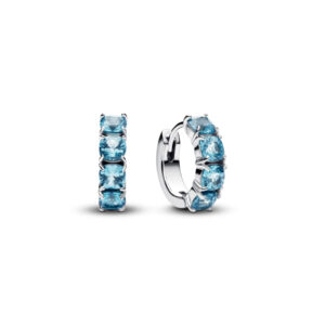 Сережки Pandora "Блакитні хупи" 293851C01